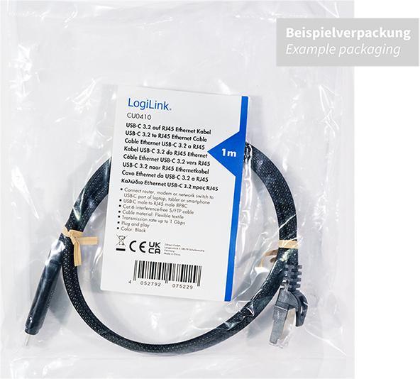Produktbild LogiLink Netzwerkkabel (S/FTP, CAT6, 15 m)