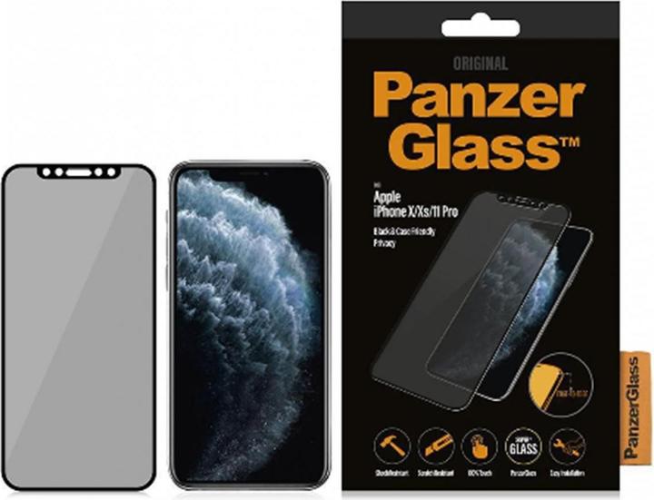 Produktbild PanzerGlass Privacy Edge to Edge (1 Stück, Apple iPhone XS, Apple iPhone 11 Pro, Apple iPhone X)