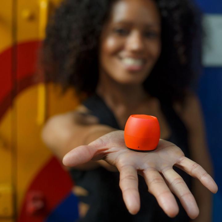 Actual product image Boompods Zero Bluetooth® Speaker Handsfree, Shockproof, Waterproof Orange (5 h, Rechargeable battery operated)