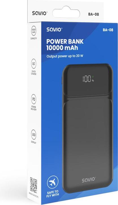Produktbild Savio BA-08 (1000 mAh, 20 W, 20 Wh)