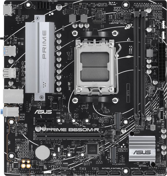 Actual product image ASUS MB PRIME B650M-R (AM5, AMD B650, mATX)