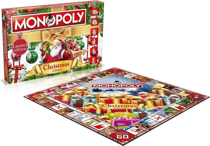 Actual product image Winning Moves Monopoly Christmas Edition (English)
