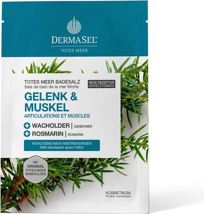 Actual product image DermaSel Badekristall Gesundheitsbad - GELENK & MUSKEL (Bath pearls)