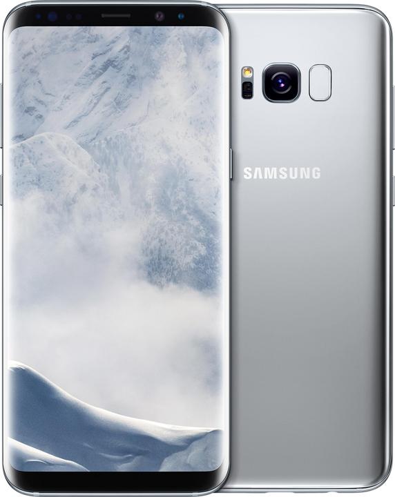 Produktbild Samsung Galaxy S8+ (64 GB, Arctic Silver, 6.20", Single SIM, 4G)