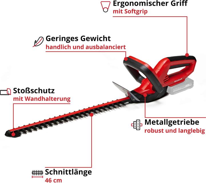 Image du produit Einhell GE-CH 1846 Li-Solo (Fonctionnement sur batterie)