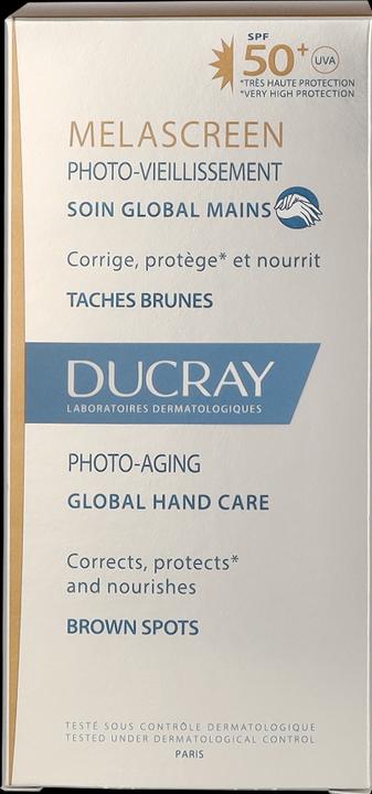 Actual product image Ducray Melascreen Intensive Hand Cream SPF 50+, 50 ml Cream (50 ml)