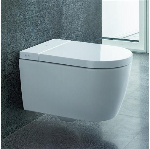 Image du produit Duravit Kit WC douche Starck f Lite cuvette sans rebord blanc 650001012004310