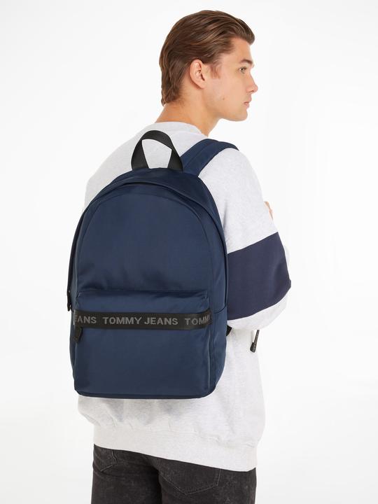 Actual product image Tommy Hilfiger Tjm Essential Dome Backpack (100% polyester, 100% Recycled Polyester)