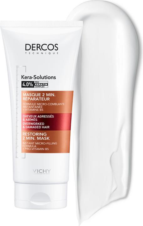 Image du produit Vichy Dercos Kera-Solutions Masque capillaire régénérant 2 minutes (200 ml)