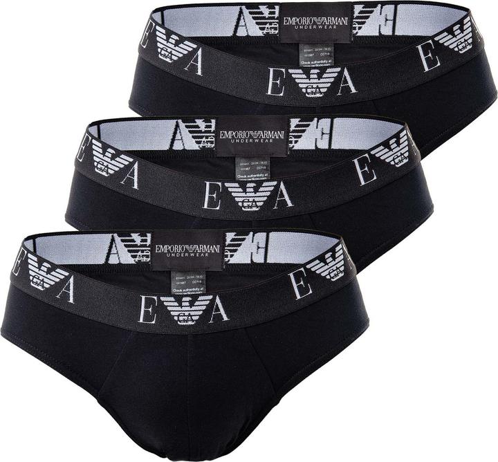 Actual product image Emporio Armani Slip Casual Figure-hugging (S, pack of 3)