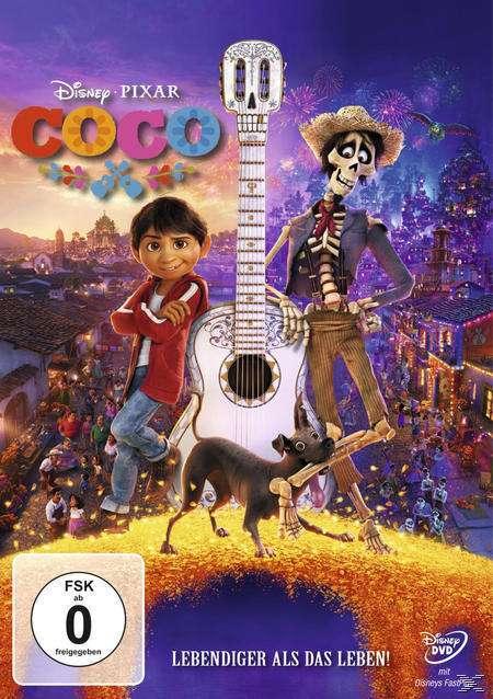 Actual product image Disney Interactive Studios coco (DVD, 2017, German)