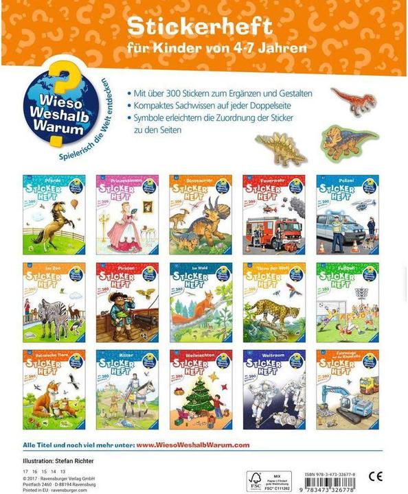 Image du produit Ravensburger Dinosaurier (Allemand, Stefan Richter, 2017)