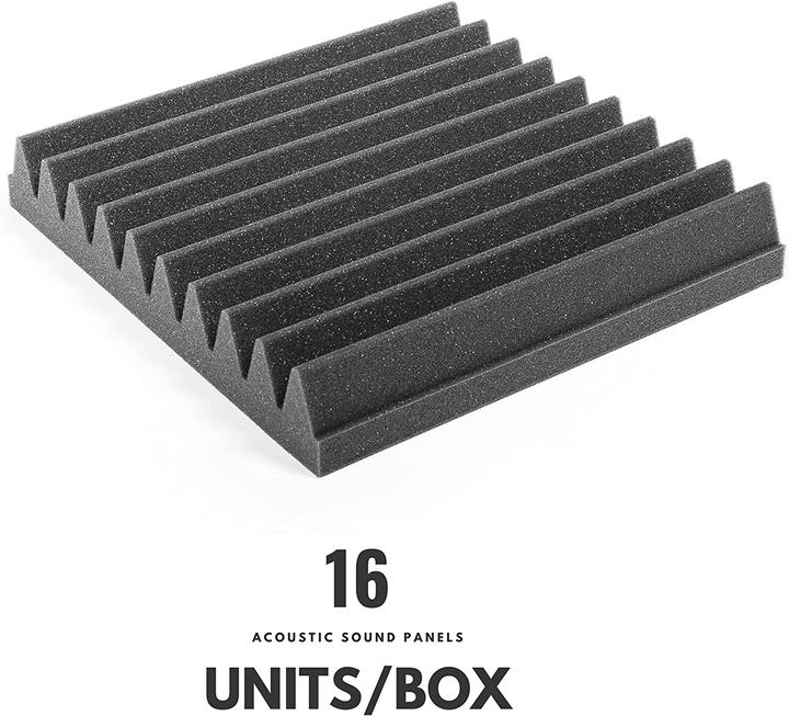 Image du produit Acouspanel Plaques de mousse, 30x30x5cm 16 pièces (16 pcs)