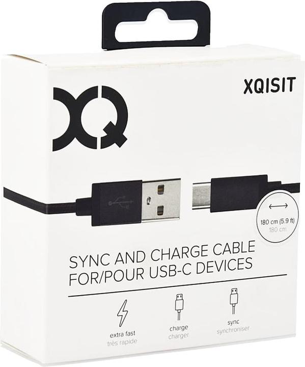 Actual product image Xqisit Cotton Cable (1.80 m, USB 3.0)