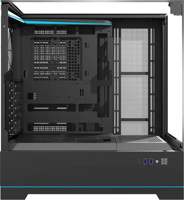 Image du produit Darkflash Tech Darkflash DY450 boîtier d'ordinateur sans ventilateurs (noir) (mATX, ATX, ITX)