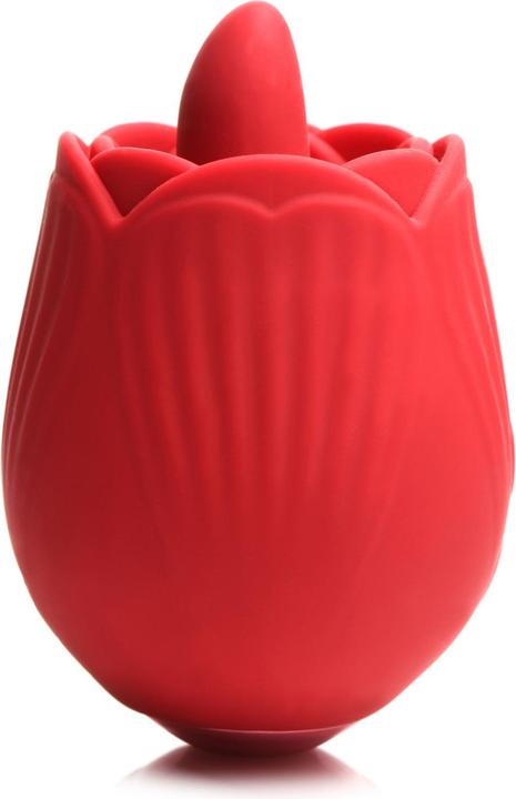 Frisky BLOOMGASM French Rose Leck und Vibrationsstimulator Rot