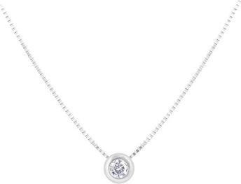Beneto Silver necklace with zircon AGS56 / 47 (L)