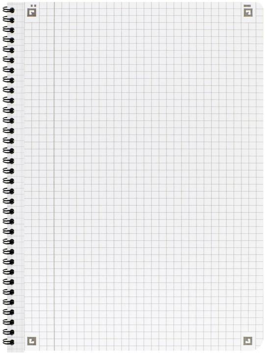 Actual product image Oxford College notebook (B5, Checked, Hardcover)