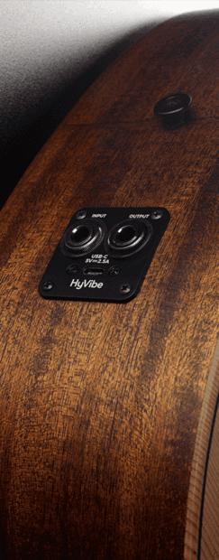 Actual product image Lâg Guitars HyVibe CHV15E (Acoustic guitar, Khaya, Cedar wood)
