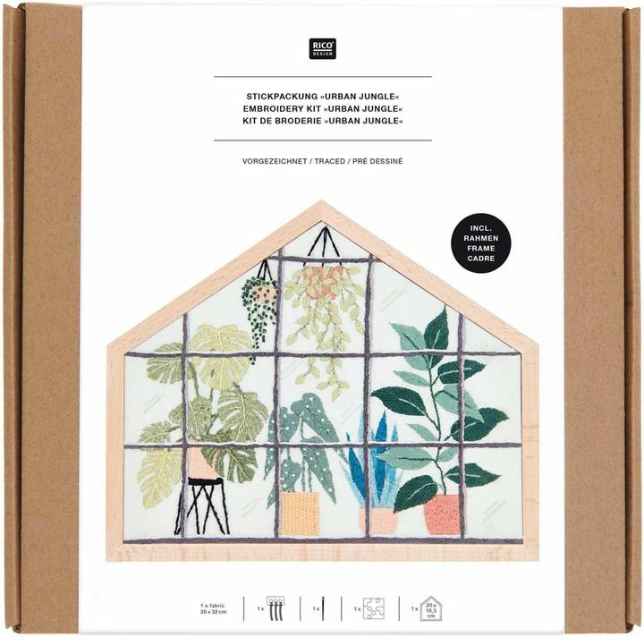Produktbild Rico Design Stickp.Vorgezeichn.Urban Jungle.100227