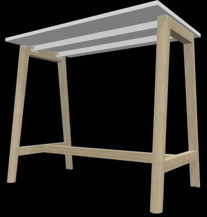 Produktbild Narbutas Nova Wood Hochtisch (120 x 70 x 105 cm)