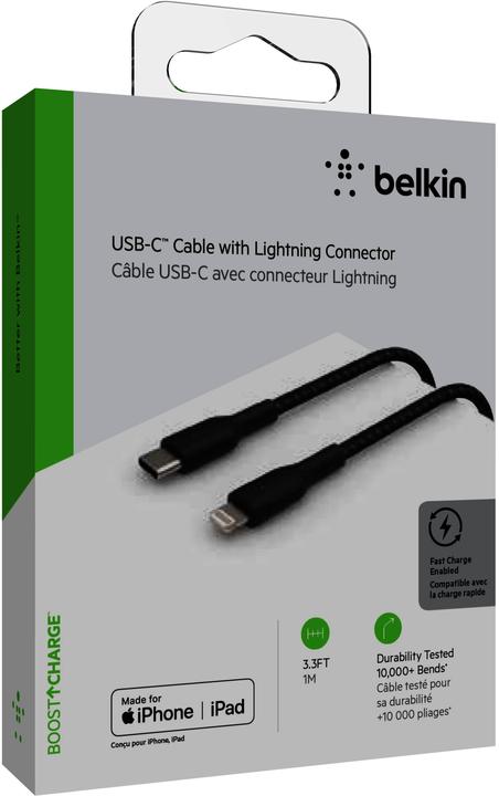 Produktbild Belkin Boost Charge USB-C – Lightning (1 m, USB 2.0)