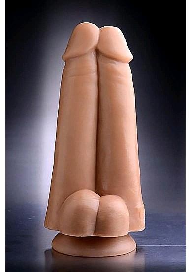 Actual product image Tom of Finland Dual Dicks skin