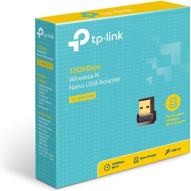 Actual product image TP-Link TL-WN725N, Wireless N Nano (USB 2.0)