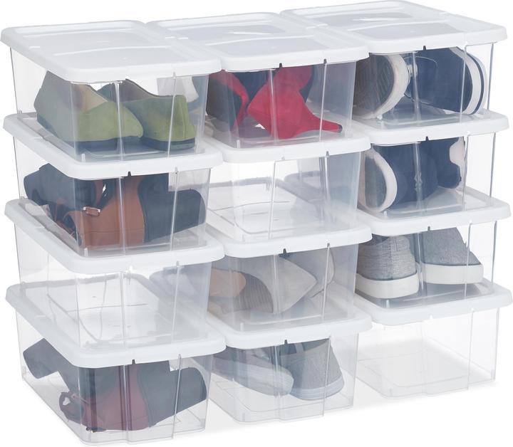 Relaxdays Scatole scarpe (20 x 34,5 x 12,5 cm)