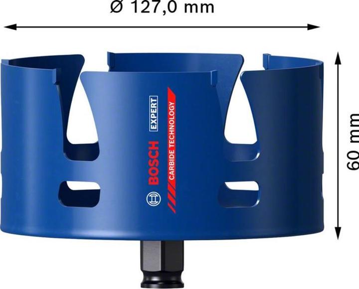Produktbild Bosch Professional Zubehör EXPERT Construction Material Lochsäge, 127 x 60 mm (127 Millimeter)