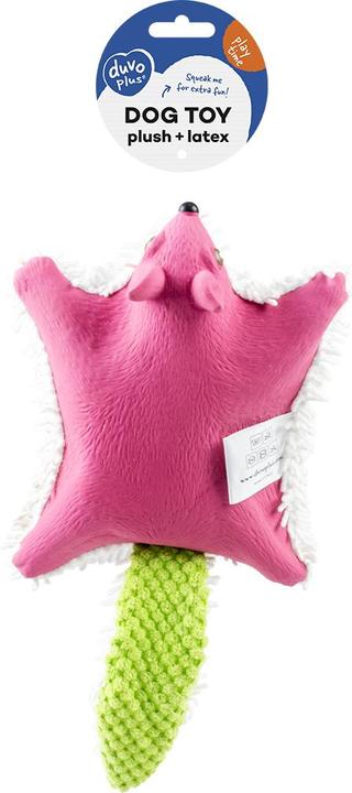 Image du produit Duvoplus Peluche & latex écureuil volant, 31x17x5 cm, orange (Jouet en peluche chien)
