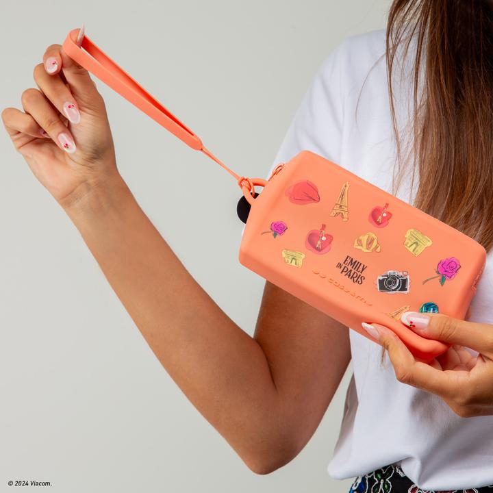 Image du produit Caseme Pochette de poignet en silicone sur le thème d'Emily à Paris