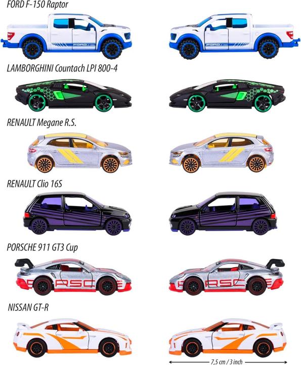Produktbild Majorette Limited Edition 10, 6-sort.