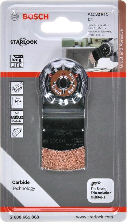 Produktbild Bosch Professional Zubehör Carbide-RIFF Tauchsägeblatt AIZ 32 RT5, 30 x 32 mm