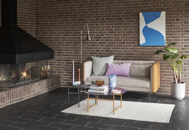 Actual product image Hübsch Rope floor lamp nickel (E27)