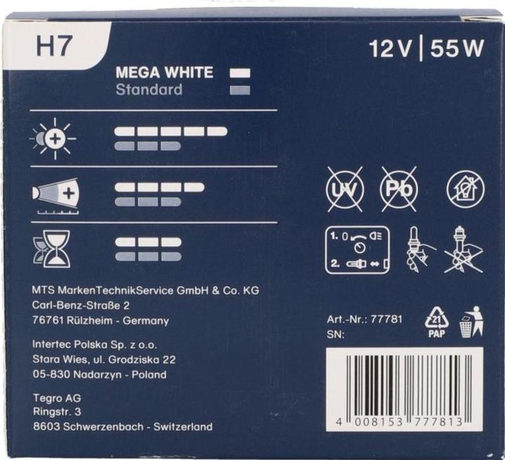 Produktbild Cartrend Mega White (H7)