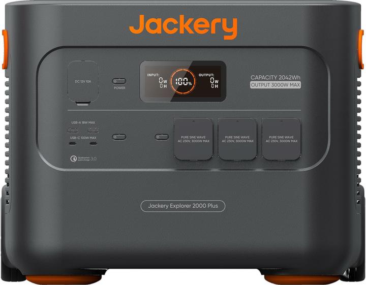 Jackery Explorer 2000 Plus (2042.80 Wh, 27.90 kg)