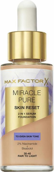 Image du produit Max Factor Fond de teint Miracle Pure Skin Reset 2in1 Serum - Makeup 30 ml 30-40 Fair To Light (30-40)