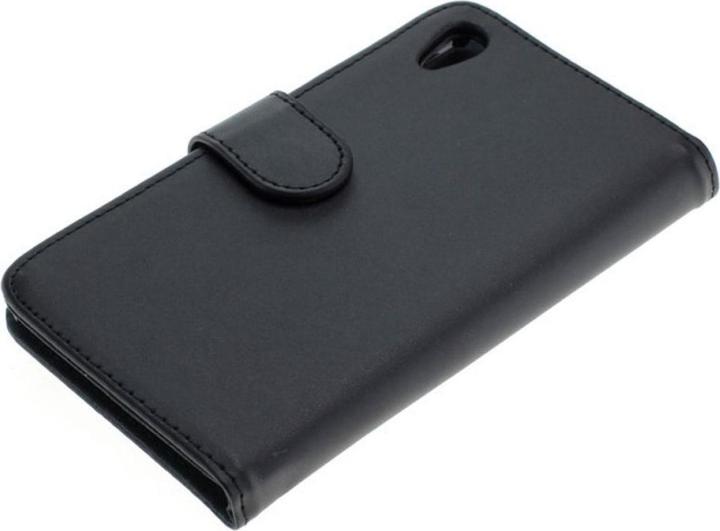 Actual product image König Design OTB Case (Faux Leather) for Sony Xperia Z5 Bookstyle black (Sony Xperia Z5)