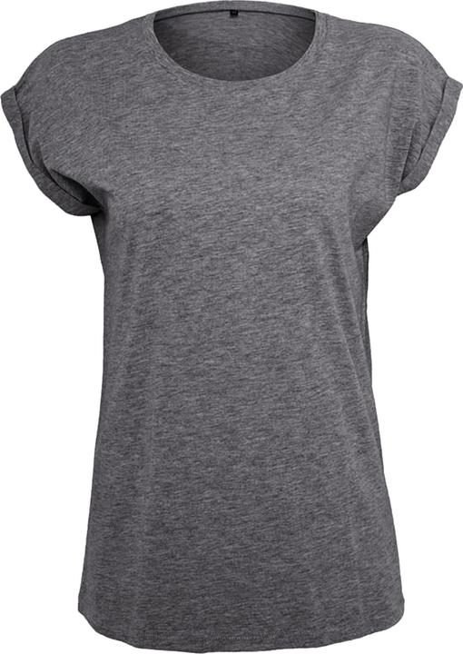 Build Your Brand Dame verlängerte Schulter TShirt