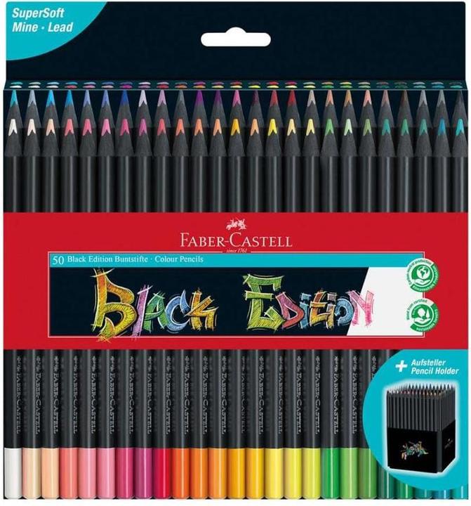 Image du produit Faber-Castell Black Edition (Multicolore, 50 x)