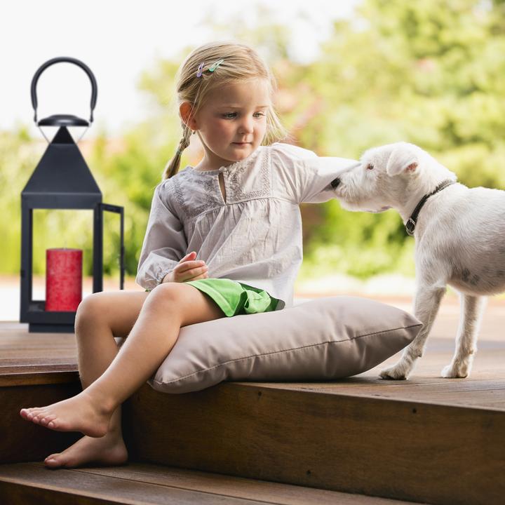 Actual product image Relaxdays 3x lantern (18 x 18.5 x 67 cm, 1 x)