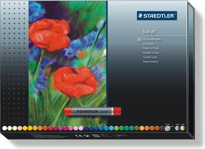 Produktbild Staedtler 2430 Soft-Pastellkreide Kartonetui mit 36 Stück, sortiert (Sortiert, 36 x)