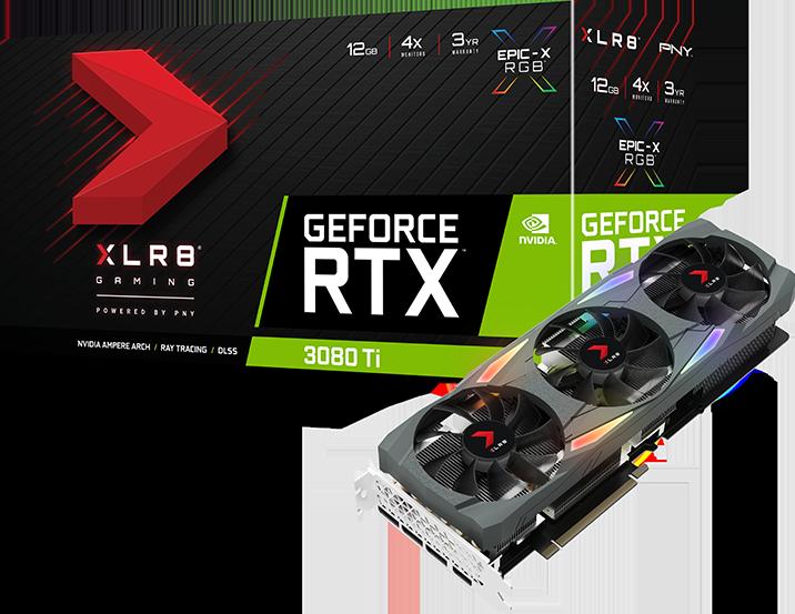 Produktbild PNY VCG3080T12TFXMPB Grafikkarte NVIDIA GeForce RTX 3080 Ti GDDR6X (12 GB)