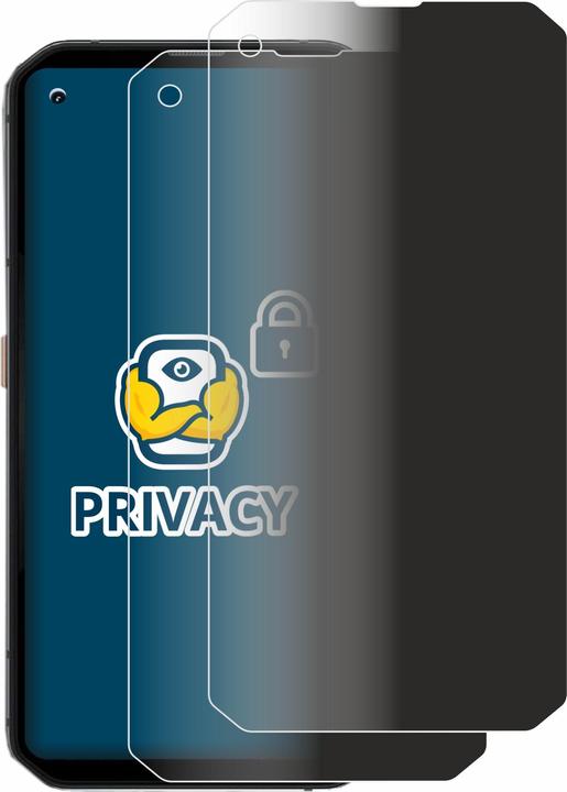 Produktbild BROTECT Sichtschutzfolie Anti-Spy Privacy Folie Blaulicht-Schutz (2 Stück, Blackview BL6000 Pro)