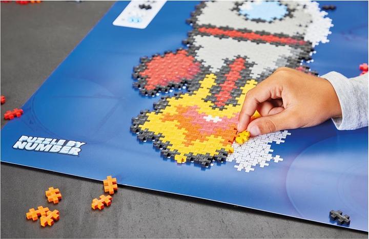 Produktbild Plus-Plus 500 Kreativ Bausteine Puzzle Rakete (500 Teile)