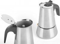 Actual product image Kinvara induction coffee maker jug 4 cups steel (4 T.)