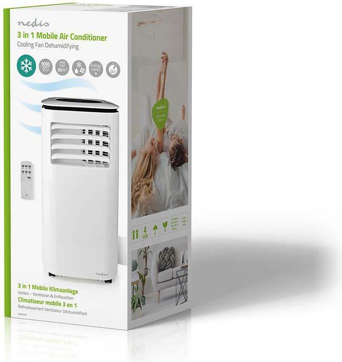 Produktbild Nedis ACMB2WT9 - airconditioner (27 m², 9000 BTU/h)