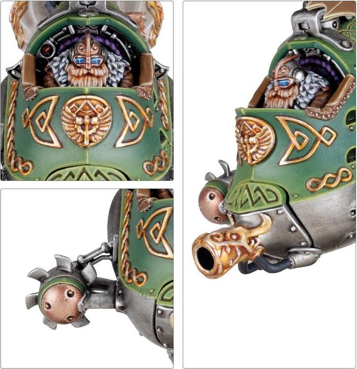 Immagine prodotto Games Workshop Warhammer ToW - La Montagna dei Nani ospita Gyrocopteres e Gyrobombardiers (Materiale sintetico)