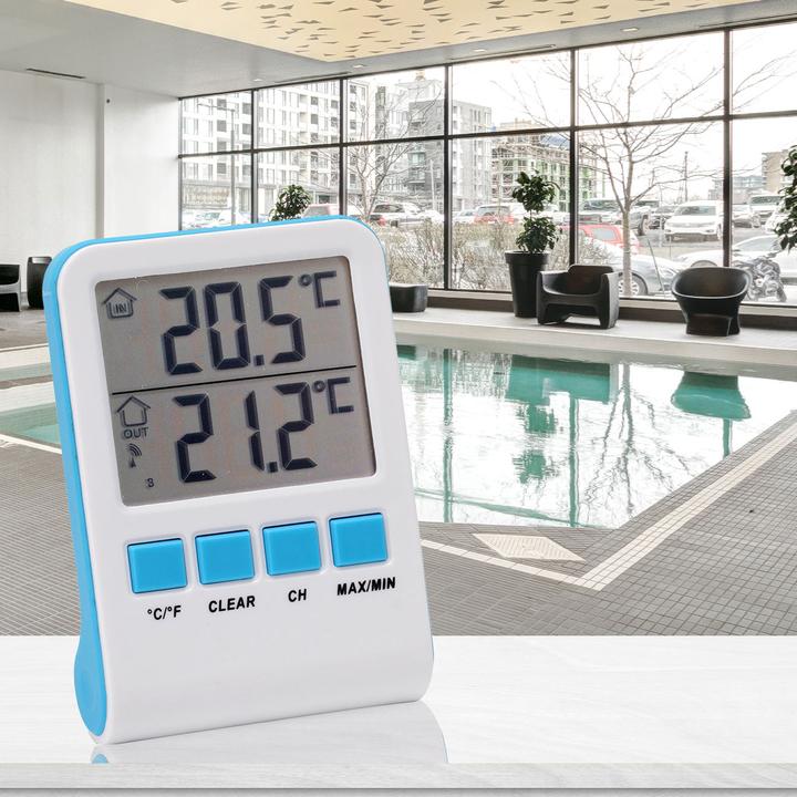 Produktbild Casativo Digitales Teich- und Poolthermometer mit LCD-Display, IPX8